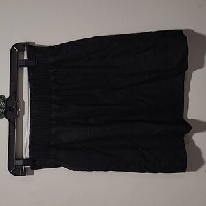 J. CREW SZ 2 black paperbag waist skirt  WSK94